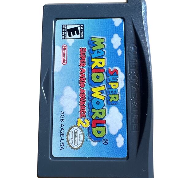 Super Mario World Advance 2 Nintendo GBA Game Cartridge Tested Authentic - Picture 3 of 3